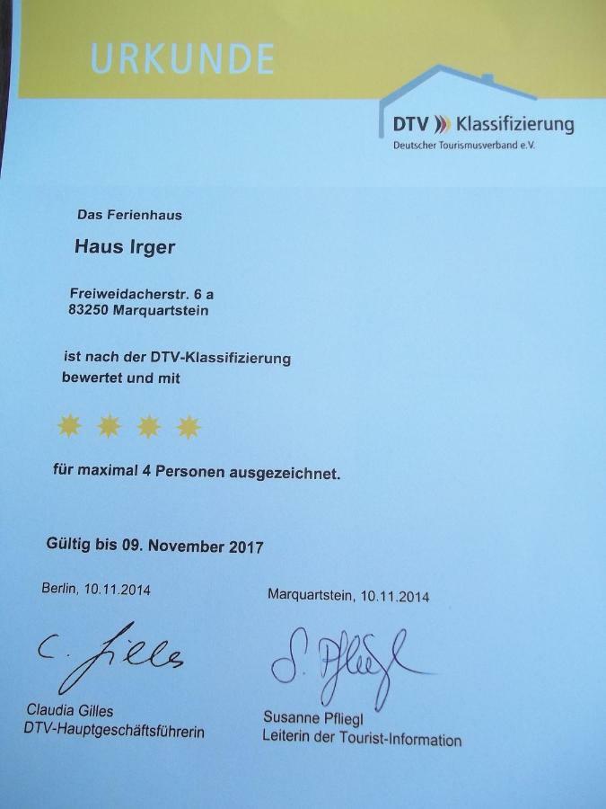 Ferienhaus Irger Marquartstein Kültér fotó